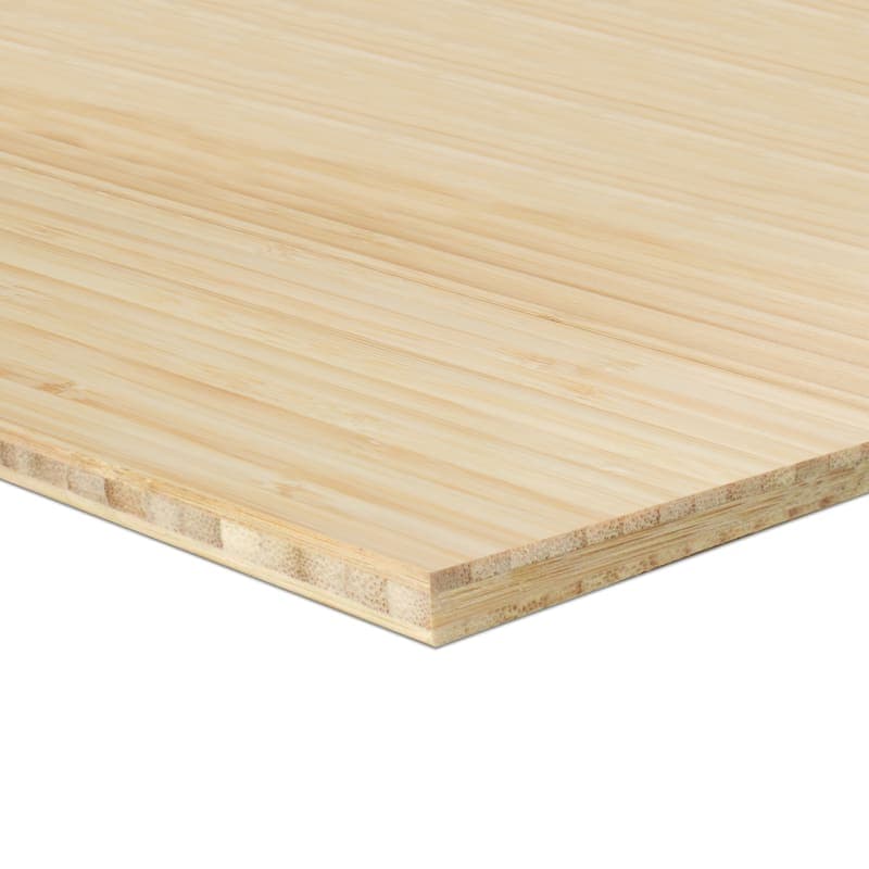 1/4 Inch Natural Vertical Bamboo Plywood - 3 PLY-0