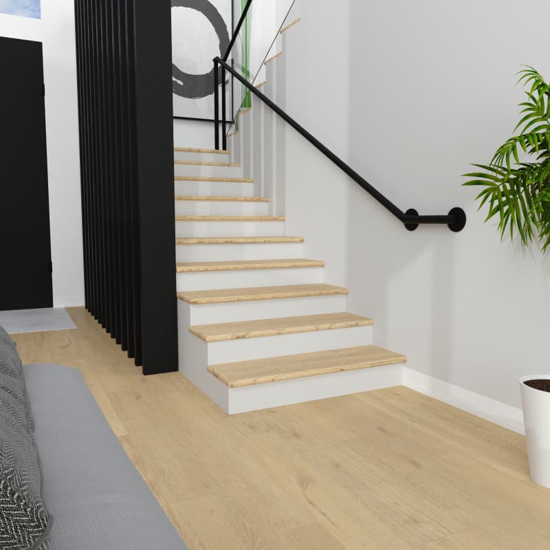 Paradise Fawn Laguna Vinyl Stair Tread w/ Cap-1