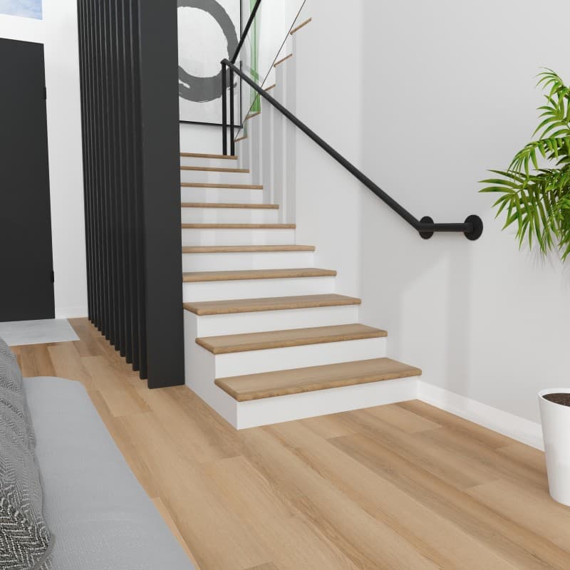 Shore Thing Stair Tread w/ Cap Vinyl Universal-1