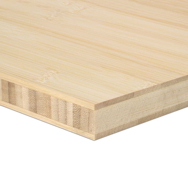 3/4 Inch Natural Horizontal Bamboo Plywood - 3 PLY-0