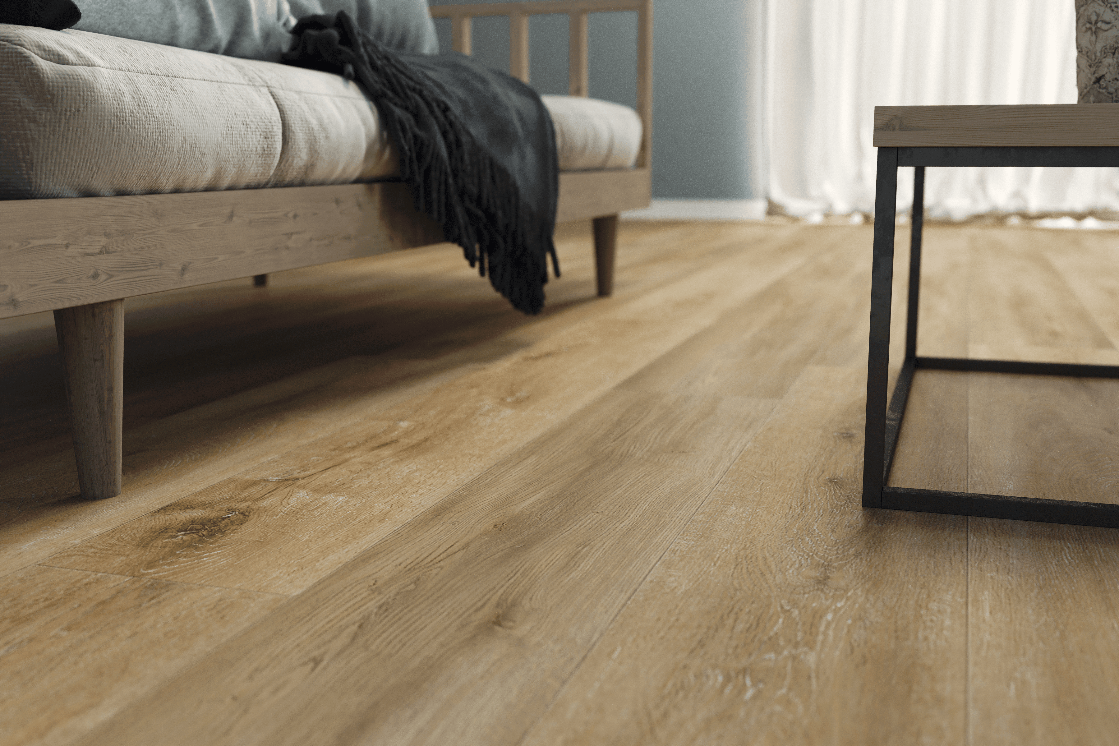 Sample - CALI Vinyl Legends Extra Wide Click Golden Hour Oak Flooring-3