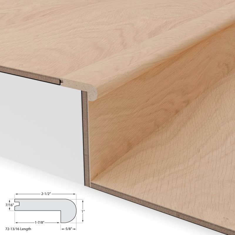 Amber Retreat Stair Nosing Flush 12mm