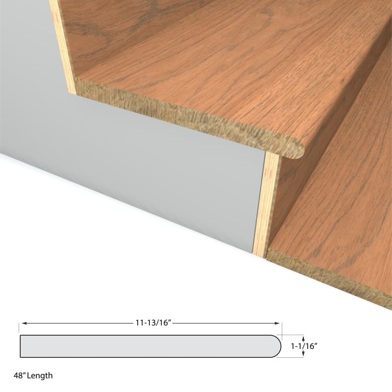 Shaded Hickory Stair Tread-2