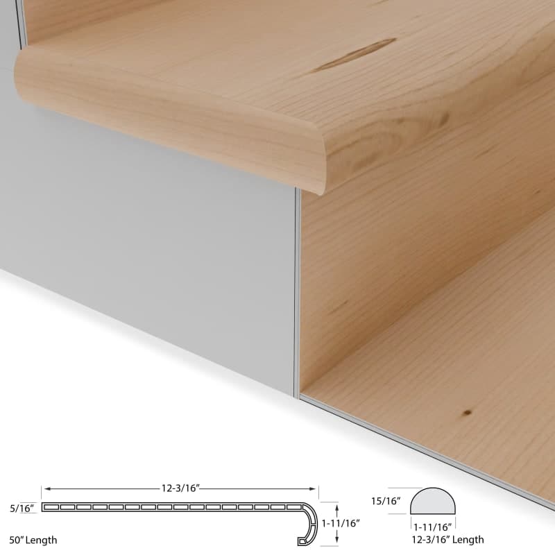 Morro Beige Cali Vinyl Stair Tread-2