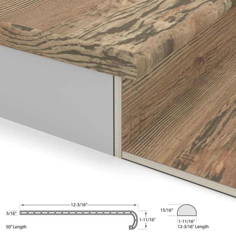 Weathered Ledge Tread w/ Cap Universal-2