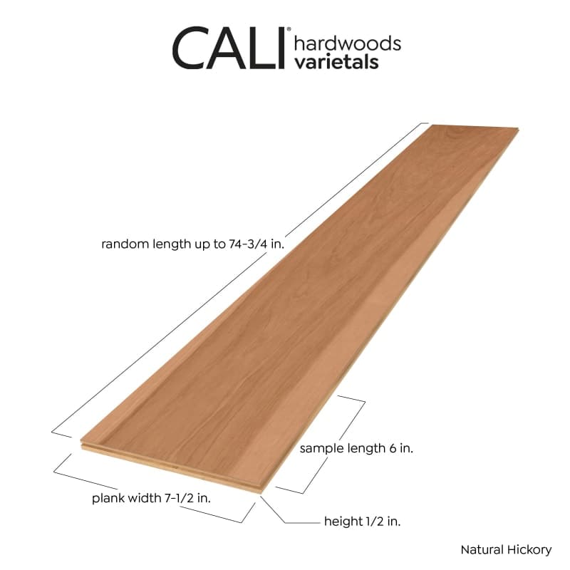 Natural Hickory Varietals Hardwood Flooring-2
